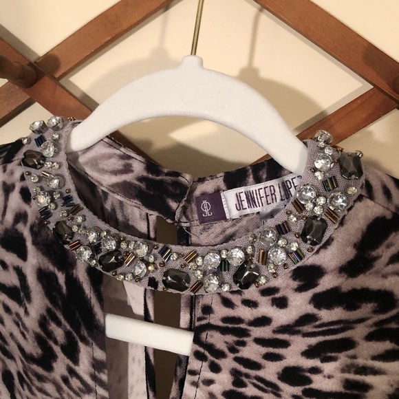 3/$25 🙌🏼 Jennifer Lopez Animal Print Jewel Tank S - Picture 4 of 6